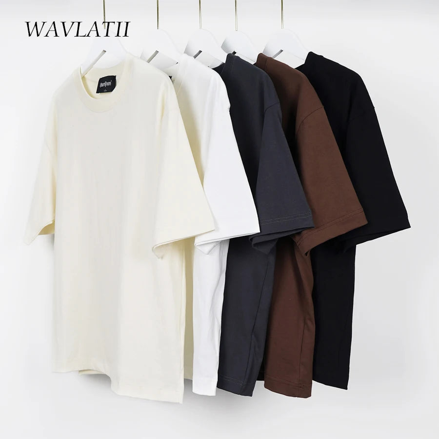 Camiseta Oversized Unissex Verão, Marrom, Estilo Coreano