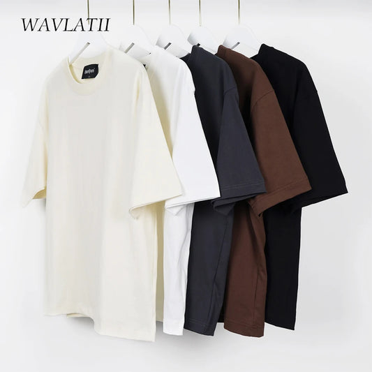 Camiseta Oversized Unissex  Verão, Marrom, Estilo Coreano