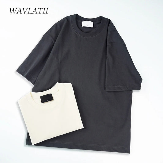 Camiseta Oversized Unissex  Verão, Marrom, Estilo Coreano